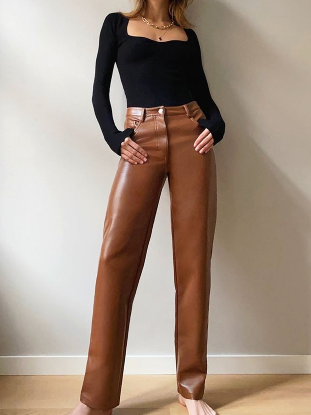 ARITZIA WILFRED The Melina Pant Cognac 6